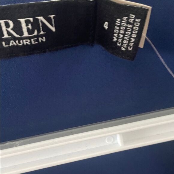 Ralph Lauren Navy Tiered Mini Dress - Picture 3 of 6